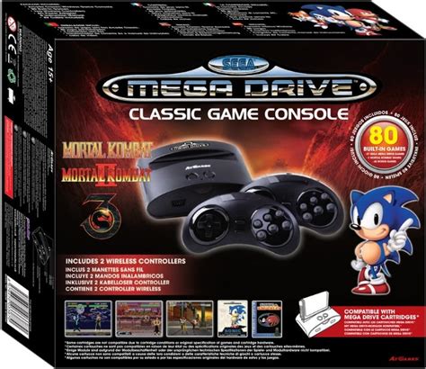 Sega Mega Drive Arcade Classic Console Mortal Kombat Edition 80