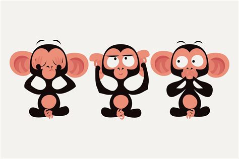 Holy Crap Your Balls Clipart Three Wise Monkeys Monkey And Banana