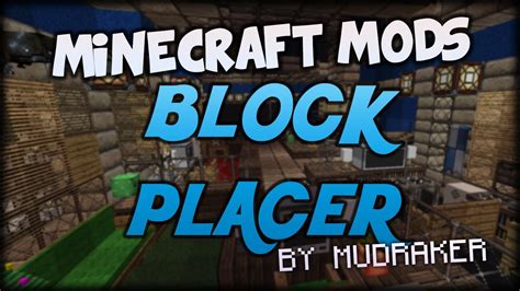 164 Easier Block Placing Minecraft Block Placer Mod Youtube
