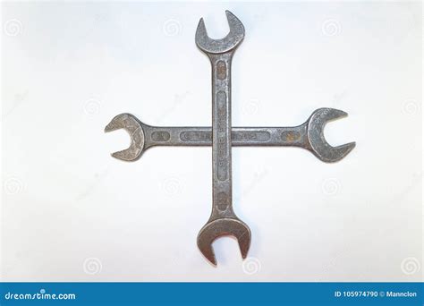Tools For Work Steel Wrenches Stock Photo Image Of Tighten