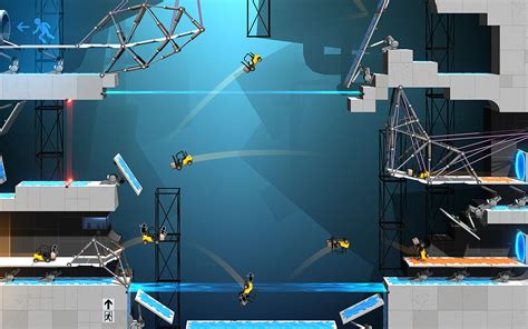 Скачать игру Bridge Constructor Portal для Андроид бесплатно