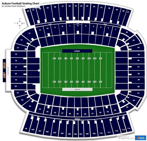 Auburn Football Seating Chart With Seat Numbers Elcho Table