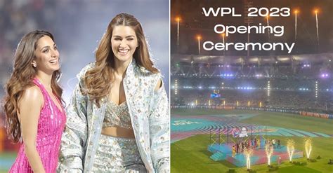 watch kriti sanon kiara advani express gratitude after performing at the wpl 2023 opening