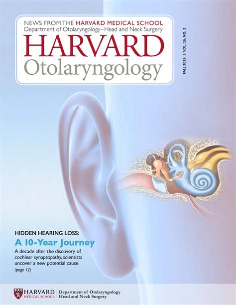 Harvard Otolaryngology Fall 2019 By Hms Otolaryngology Issuu