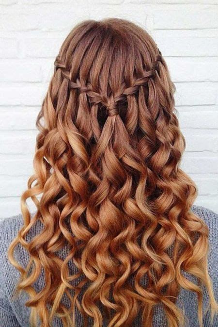 Half Up Half Down Waterfall Braid Pictures Photos And Images For