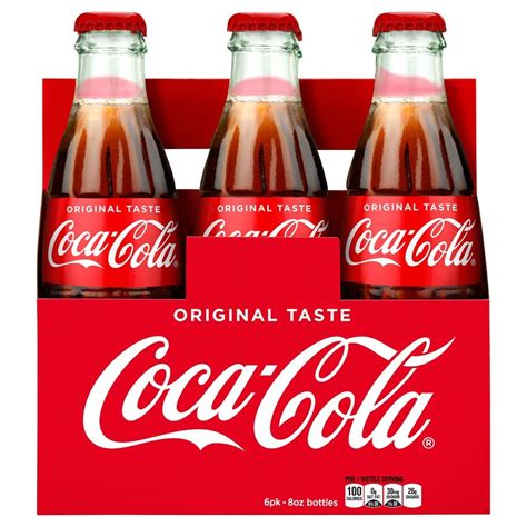 Coca Cola 6 Pack8 Oz Glass Beverages2u