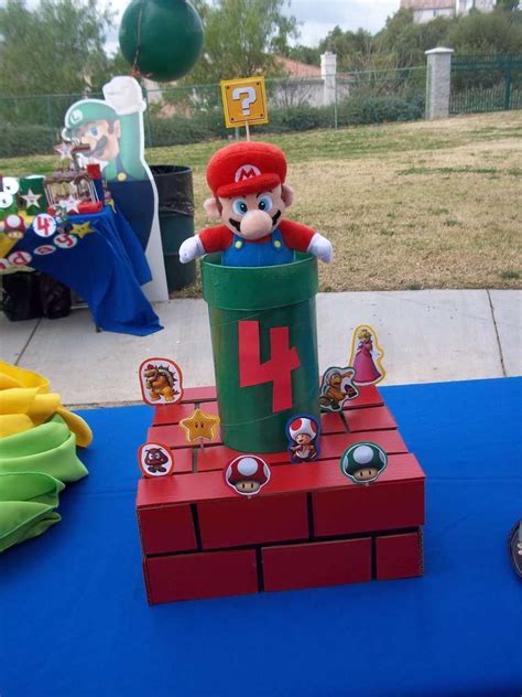 Super Mario Bros Birthday Party Ideas In 2019 Kids