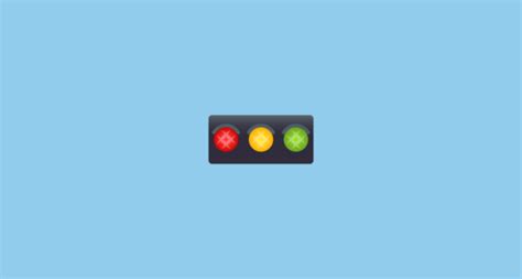 🚥 Horizontal Traffic Light Emoji On Joypixels 50