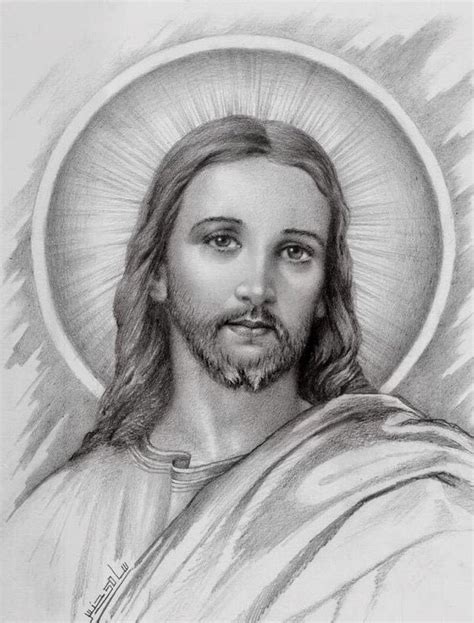 Как нарисовать иисуса христа