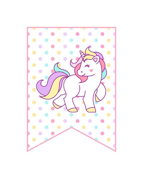 Free Printable Unicorn Party Decorations Pack The Cottage Market