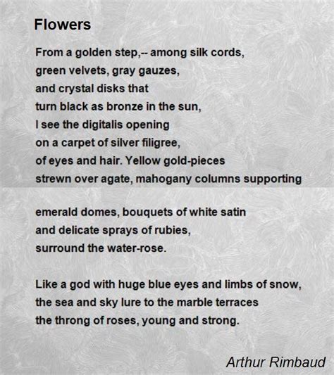 Rimbaud Poems