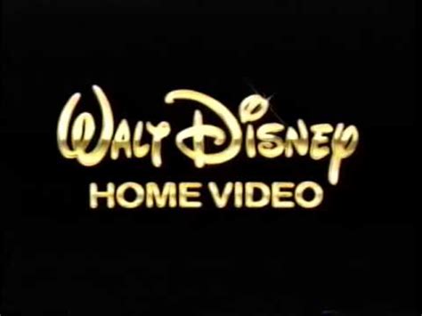 Walt Disney Home Video 1992 Company Logo VHS Capture YouTube