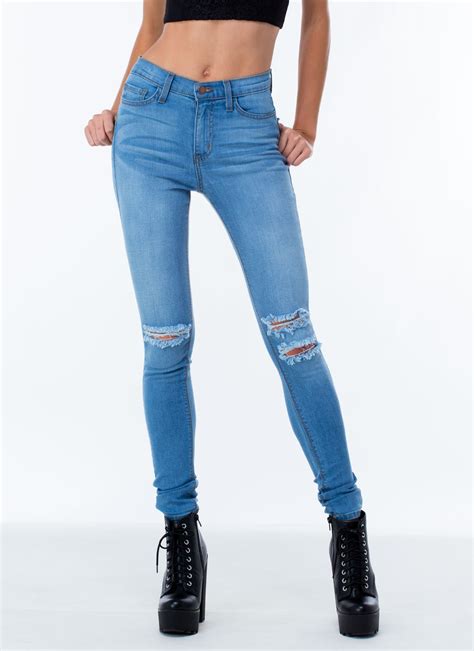 Double Play Skinny Jeans BLUE | Skinny jeans blue, Skinny jeans, Skinny