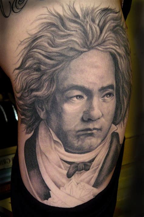 Tattoos Saltwatertattoo Wow Thats Dedication To Beethoven