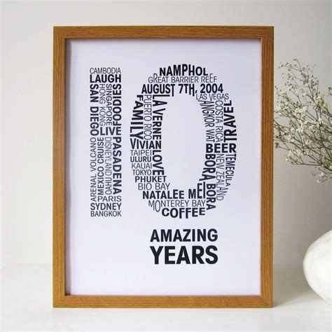 10 Stylish 10 Year Anniversary T Ideas For Couple 2023