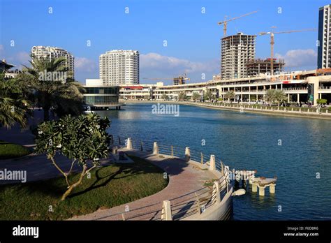 The Lagoon Amwaj Islands Kingdom Of Bahrain Stock Photo Alamy