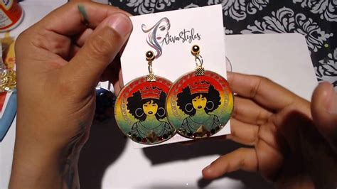 Wooden Earrings With Paper Image Diy Youtube