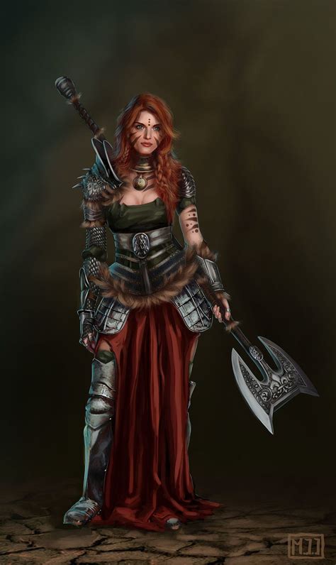 Warrior Mariette Jacobs Warrior Woman Fantasy Female Warrior