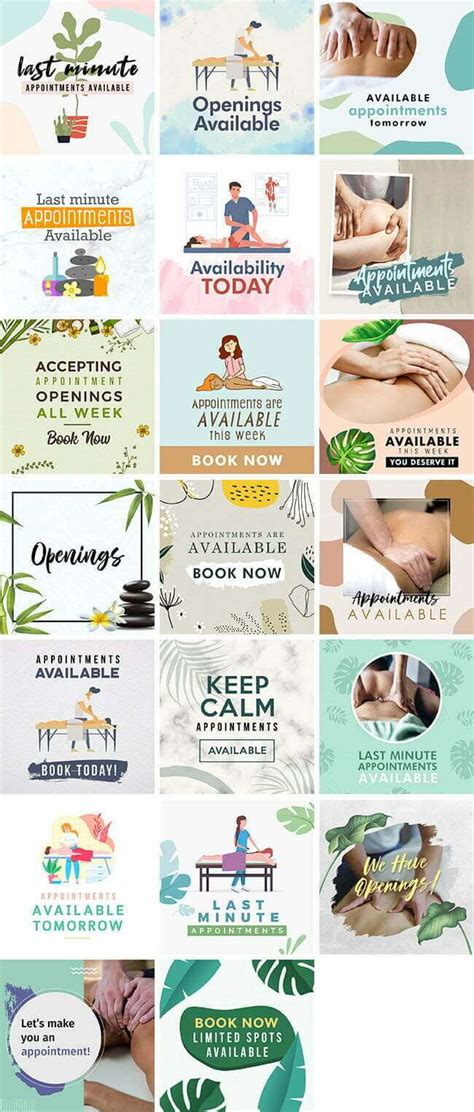 Massage Openings Available Bundle Healthinomics
