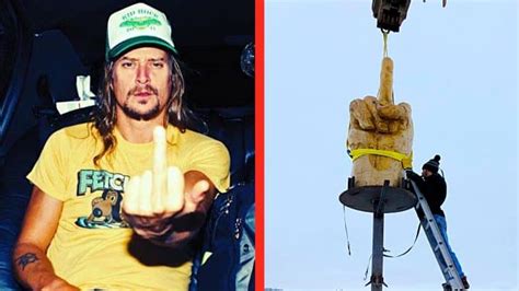 Kid Rock Brought Massive Middle Finger Statue To Nashville Country