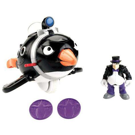Fisher Price Dc Super Friends Imaginext The Penguin Sub 3 Figure Set