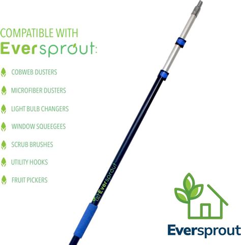 Buy EVERSPROUT 5 To 12 Foot Telescopic Extension Pole Lightweight