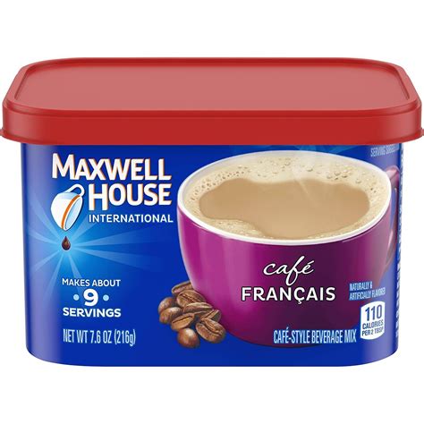 General foods international caf italian cappuccino powder, 2 lb. Maxwell House International Cafe Francais Style Instant ...