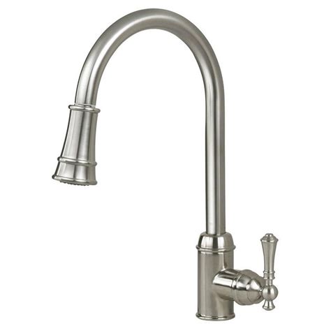Home depot kitchen faucets buying guide. Artisan Premium Single-Handle Pull-Out Sprayer Kitchen ...