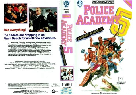 Police Academy Assignment Miami Beach On Warner Home Video Australia Betamax VHS
