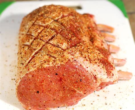 · easy oven roasted pork chops topped with a creamy mustard sauce. Bone In Pork Roast on the Grill