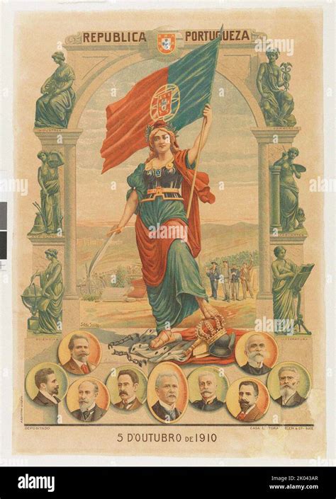 The Proclamation Of The Portuguese Republic On 5 October 1910 1910