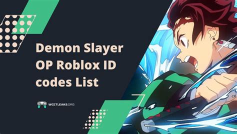 Demon Slayer Op Roblox Id Codes 2023 Songmusic Ids