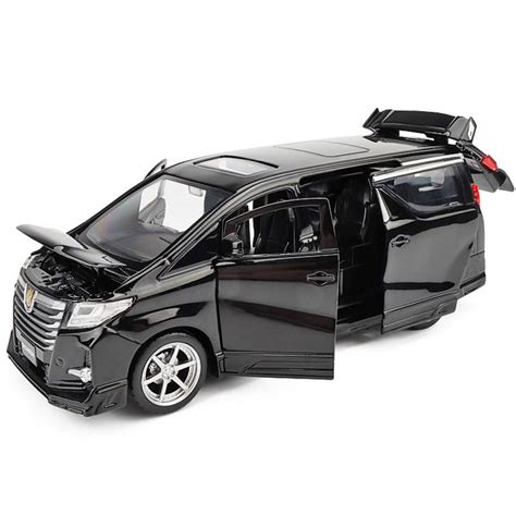 High Simulation Toyota Alphard Mpv 132 Scale Alloy Pull Back Car Toy
