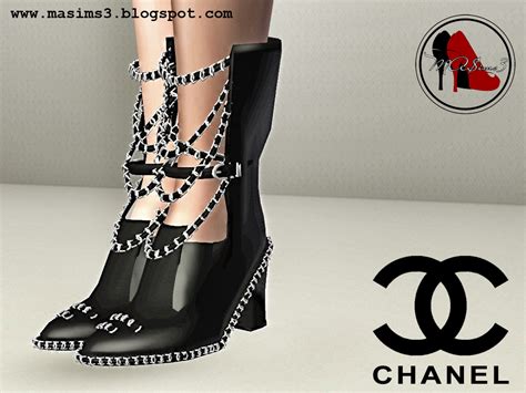 My Sims 3 Blog Chanel Chain Boots By Mrantonieddu