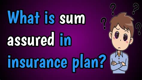 What Is Sum Assured In Insurance Plan Shorts Youtube