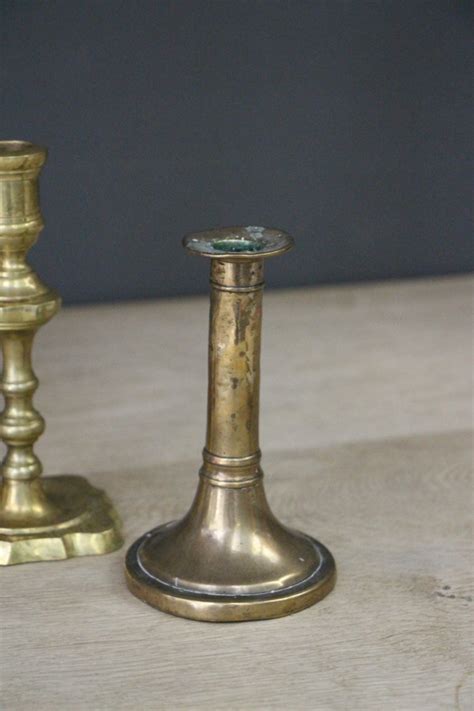 Buy Antique Brass Candlesticks 5 Various From Antiques And Design Online