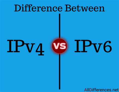 Differences Between IPv4 And IPv6 Comparison Chart