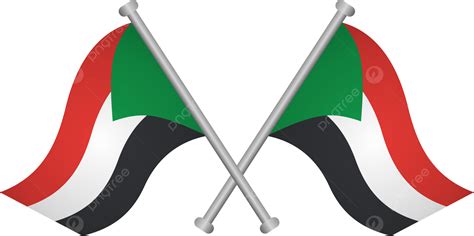 bandera de sudán png sudán bandera bandera de sudán png brillando png y vector para