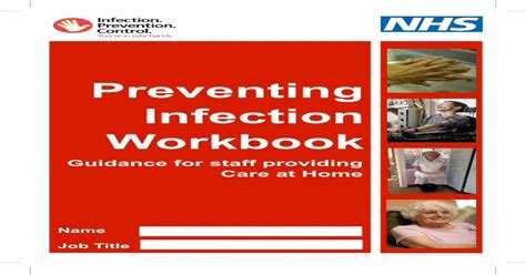 Preventing Infection Workbook Infection · Prevention And Control Of