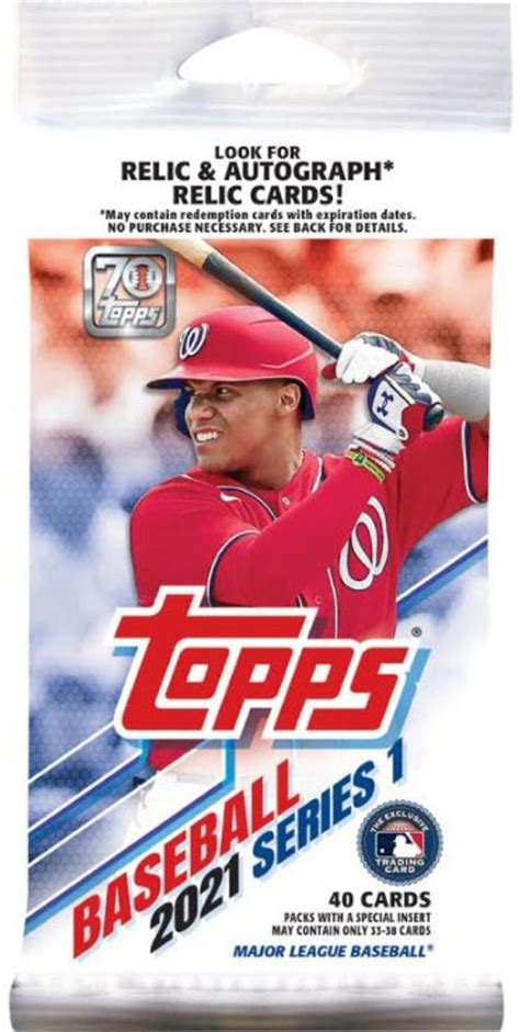 Topps Baseball Cards Value 2021 2021 Topps Series 1 Baseball Blaster