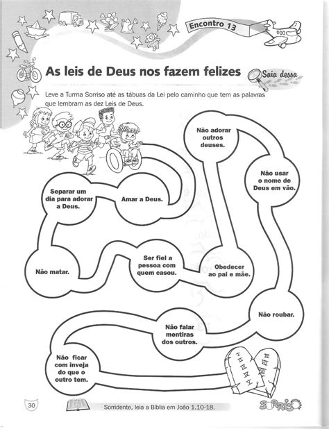 Brincadeira Sobre Os Dez Mandamentos