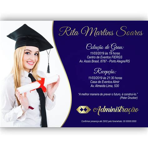Texto Convite De Formatura