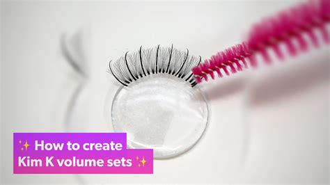 how to create kim k wispy volume lashes on vimeo