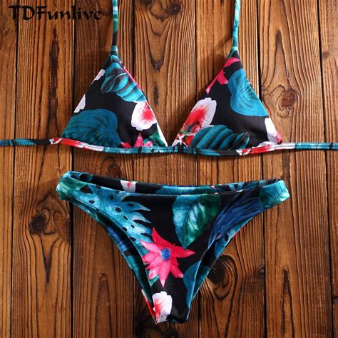 buy tdfunlive sexy brazilian bikini swimwear women swimsuit bathing suit