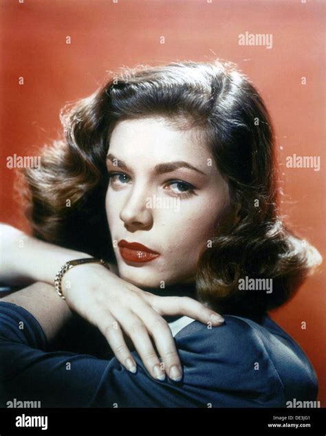 Lauren Bacall American Film Actress About Stock Photo Alamy
