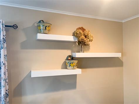 Custom Built Set Of Floating Shelves Floating Shelves Home Decor