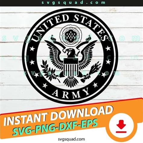 Us Army Emblem Logo Png Transparent And Svg Vector Cut Files Svgsquad