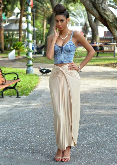 Rae Maxi Skirt Chic Couture The Click Styles