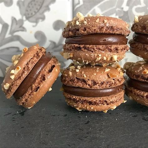 Here Is My Recipe For Chocolate Hazelnut Macarons These Are Basically