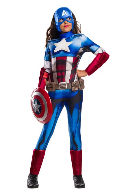 Would she look something like you? Captain America Costume Marvel Girls